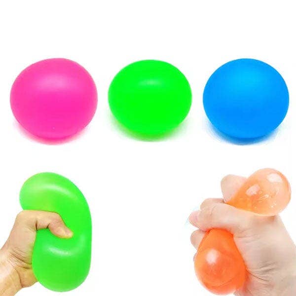 Showcase - SugarSqueez Squishy Fidget Sugar Stress Ball (1pc) Assorted Colors