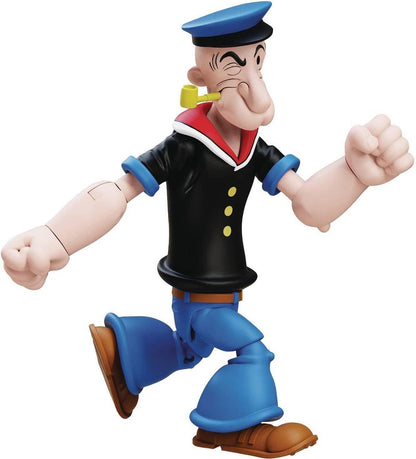 Boss Fight Studio: Action Figures and Collectibles - Popeye Classics Action Figure: Popeye 1st Appearance - black shirt