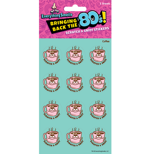 EverythingSmells, LLC - Cup Of Coffee EverythingSmells Scratch & Sniff Stickers