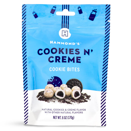 Cookie Bites - Cookies N' Creme - 6 oz Resealable Bag