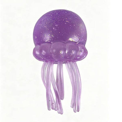SugarSqueez Squishies® Maltose Jellyfish Glitter Fidget Stress Ball (1pc) Assorted Colors