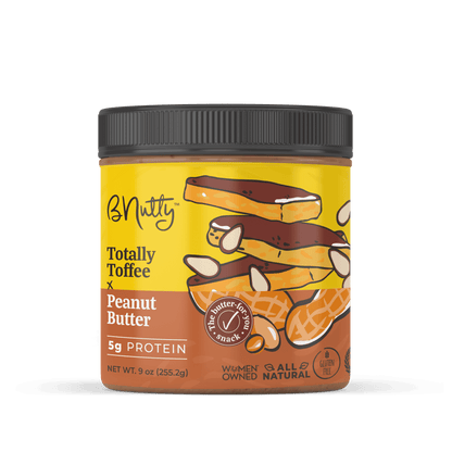 Totally Toffee BNutty Peanut Butter- Case of 6- 9oz