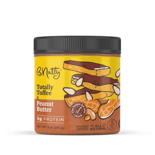 Totally Toffee BNutty Peanut Butter- Case of 6- 9oz
