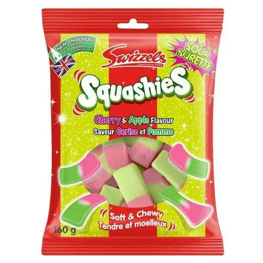 Swizzels Squashies Sour Cherry & Apple, Bag 160g