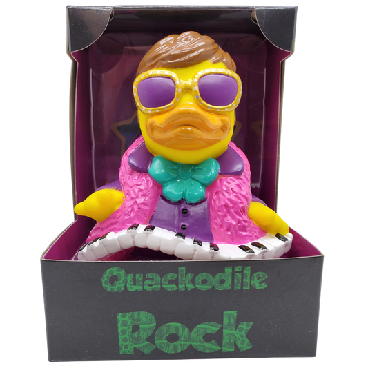 Quackodile Flock Rubber Duck