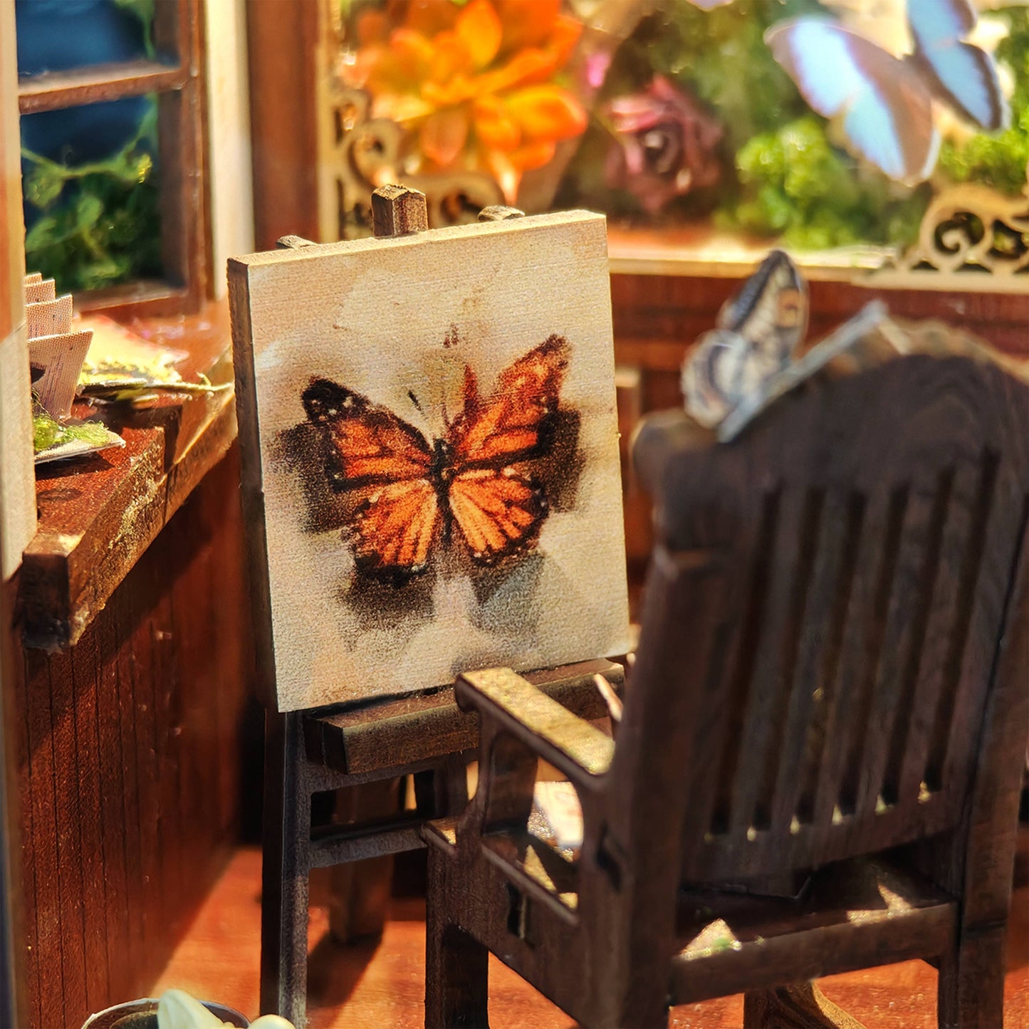 DIY Book Nook Kit: Butterfly Workshop