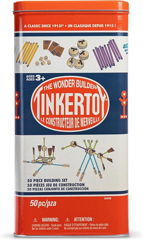 TinkerToys Classic Building Set 50 Pieces