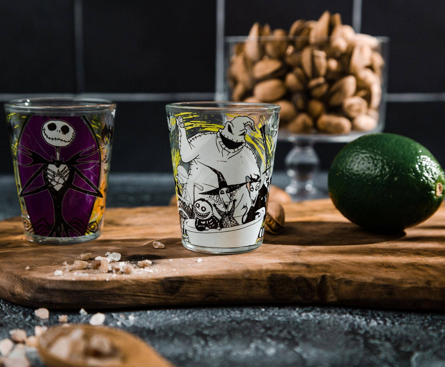 Toynk - Disney Nightmare Before Christmas 4pc Mini Glass Set