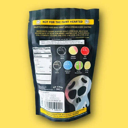 Showcase - Mr. Simms Sweet Shoppe: Simms Sour Scale Game in a Bag (138g) Imported From England