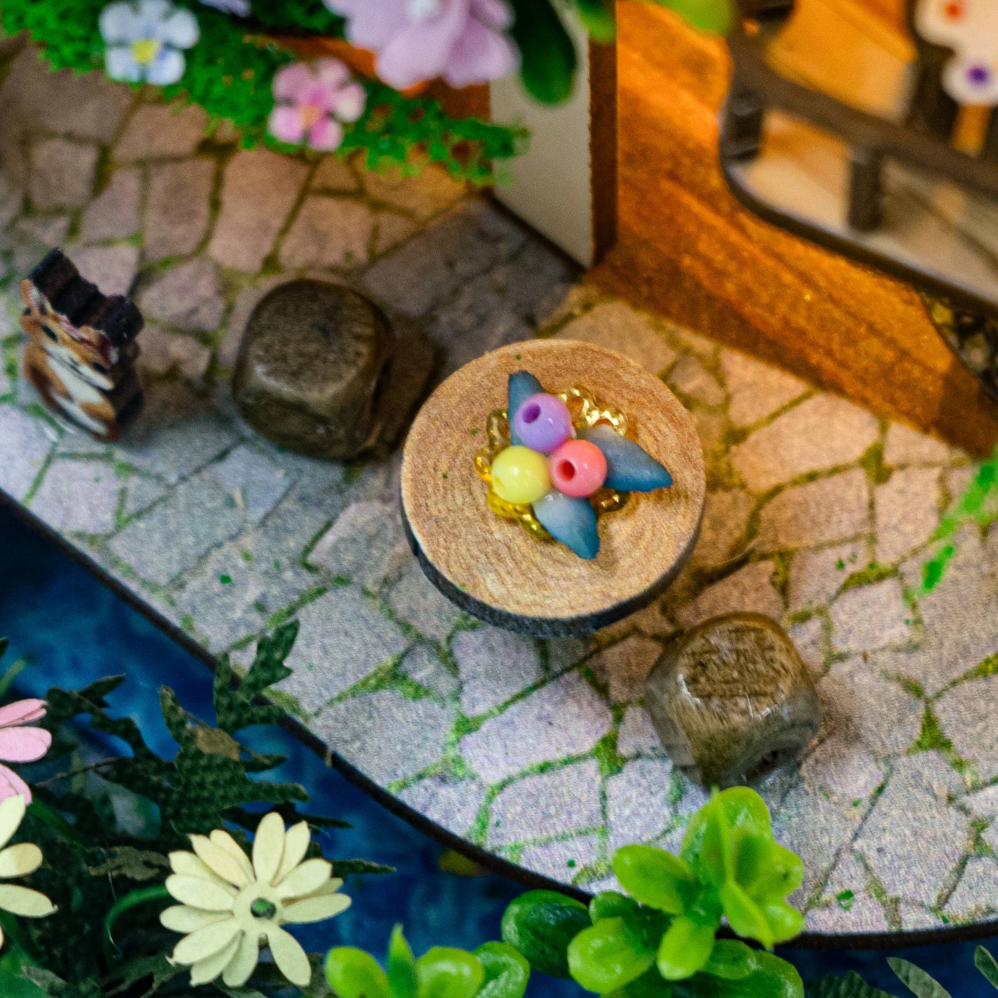 DIY Miniature House Kit: Birchwood Villa