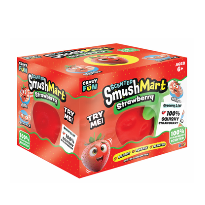 SmushMart™ Giant Scented Strawberry Squishy