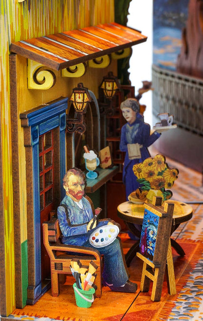 DIY Miniature House Book Nook Kit: Vincent's World