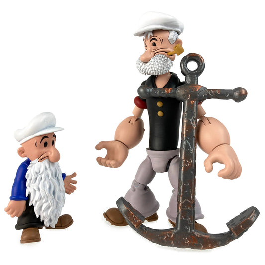 Boss Fight Studio: Action Figures and Collectibles - Popeye Classics Action Figure: Poopdeck Pappy