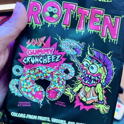 Sour Cruncheez Gummy Candy: GF, Prebiotics, Low Sugar