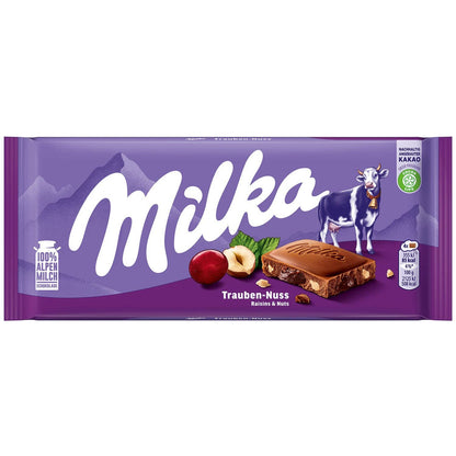 Global Bite Co - Milka Raisins & Nuts 90g (Germany)