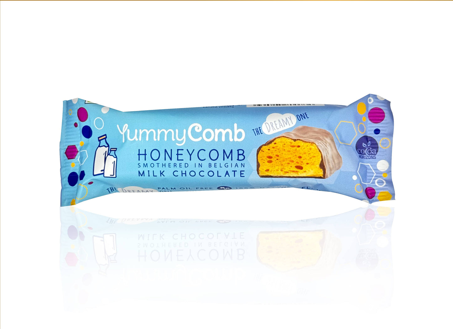 Belgian Milk Chocolate Honeycomb bars (35g)
