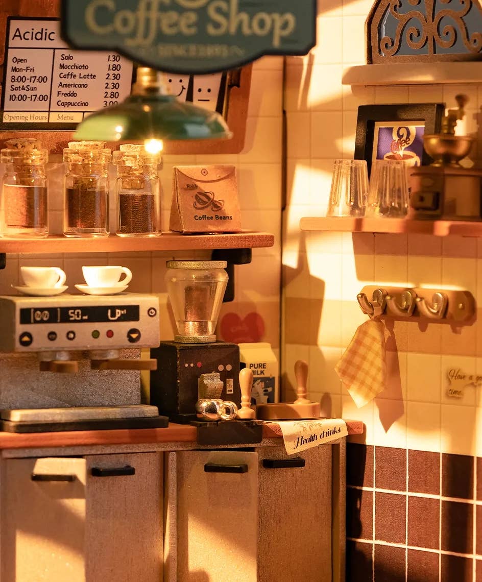 DIY Miniature House Kit: No. 17 Café