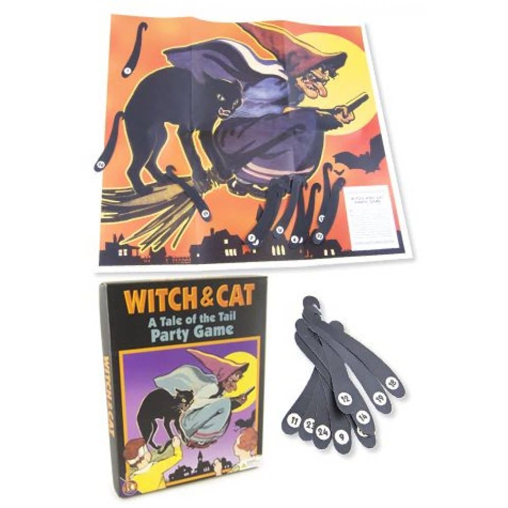 Witch and Cat Party Game (like Pin the Tail on the Donkey)