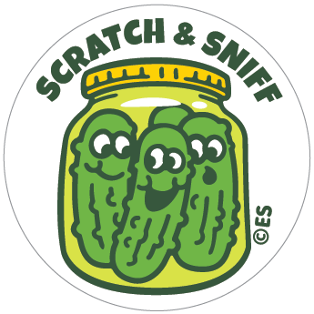 EverythingSmells, LLC - Dill Pickles EverythingSmells Scratch & Sniff Stickers