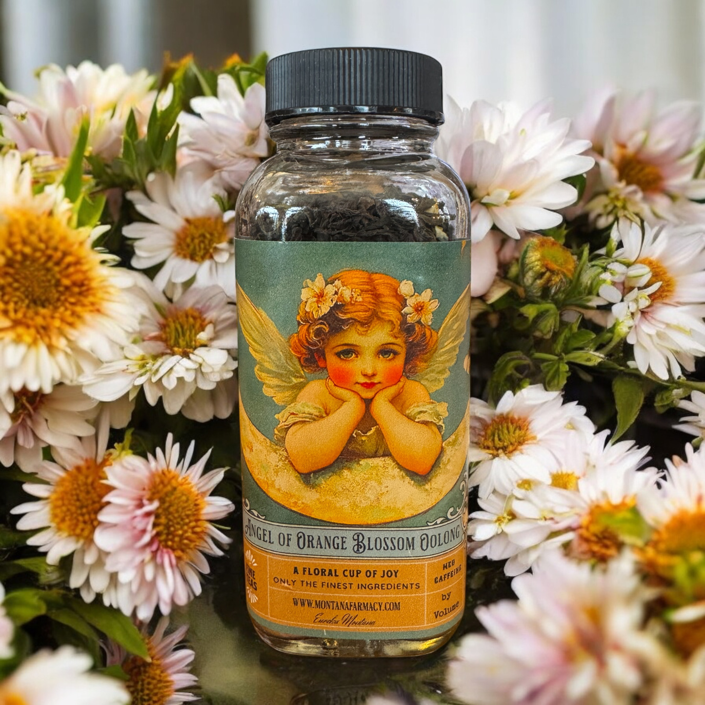 Angel of Orange Blossom Oolong Victorian Baroque Cherub Tea