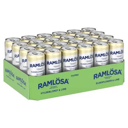 Ramlösa Elderflower & Lime 330ml (Denmark)
