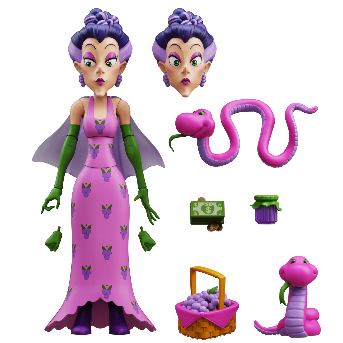 Boss Fight Studio: Action Figures and Collectibles - Strawberry Shortcake Deluxe Action Figure: Sour Grapes