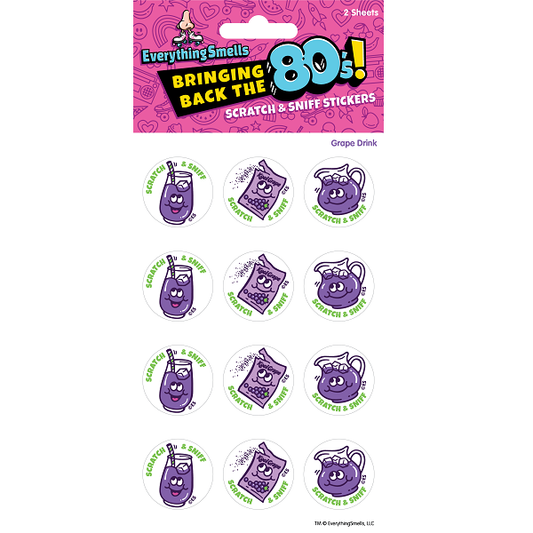 EverythingSmells, LLC - Grape Drink EverythingSmells Scratch & Sniff Stickers
