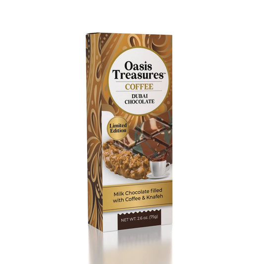 Dubai Chocolate Bar Limited Edition Arabica Coffee by Oasis Treasures (75g)