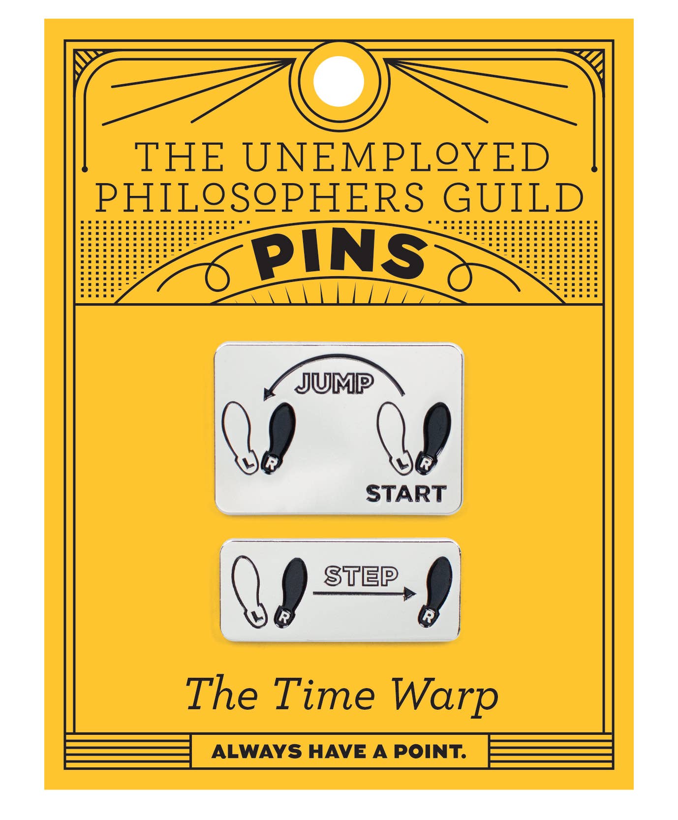 Unemployed Philosophers Guild - Rocky Horror Time Warp Pin Set