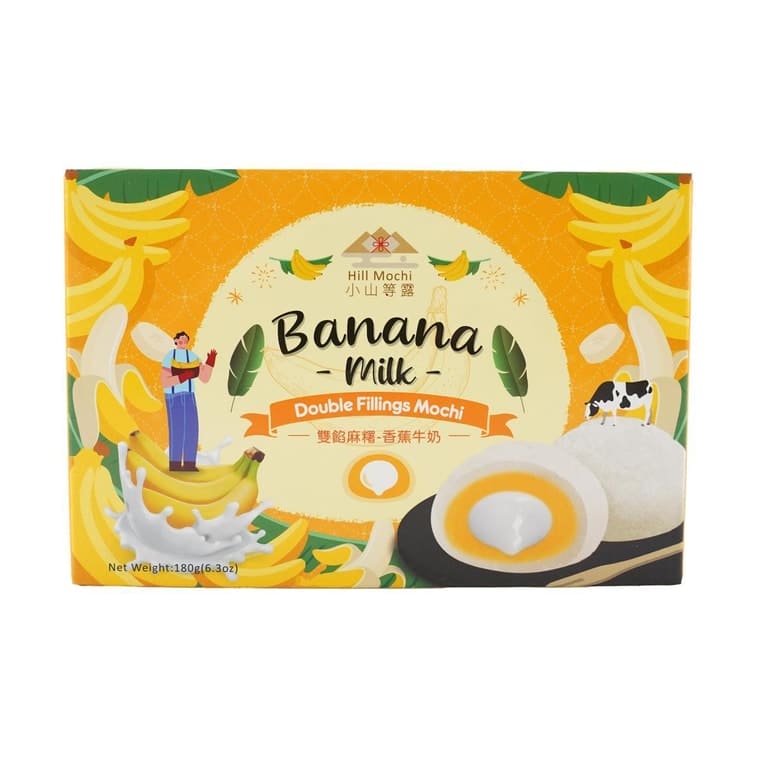 Double Fillings Mochi Banana Milk 6.35oz