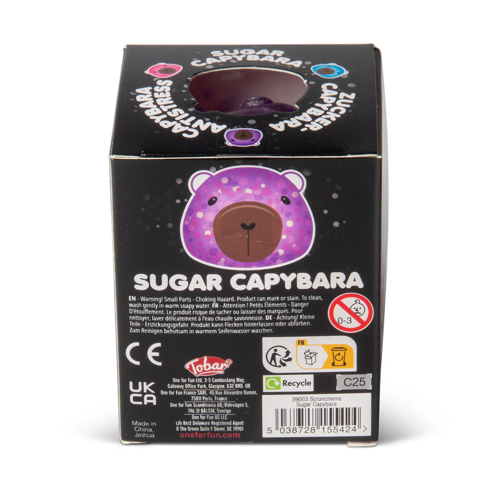 Showcase - Scrunchems® Sugar Capybara Squishy Fidget Toy (1pc) Assorted