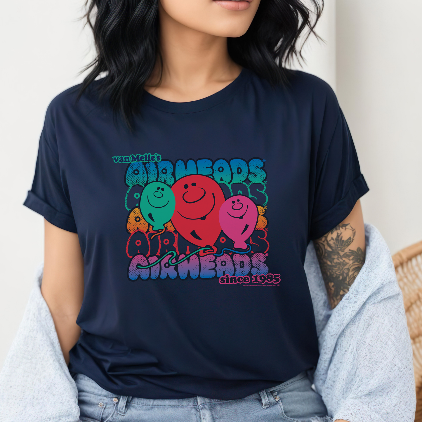 Airheads Retro 85 Brand Colors Tee