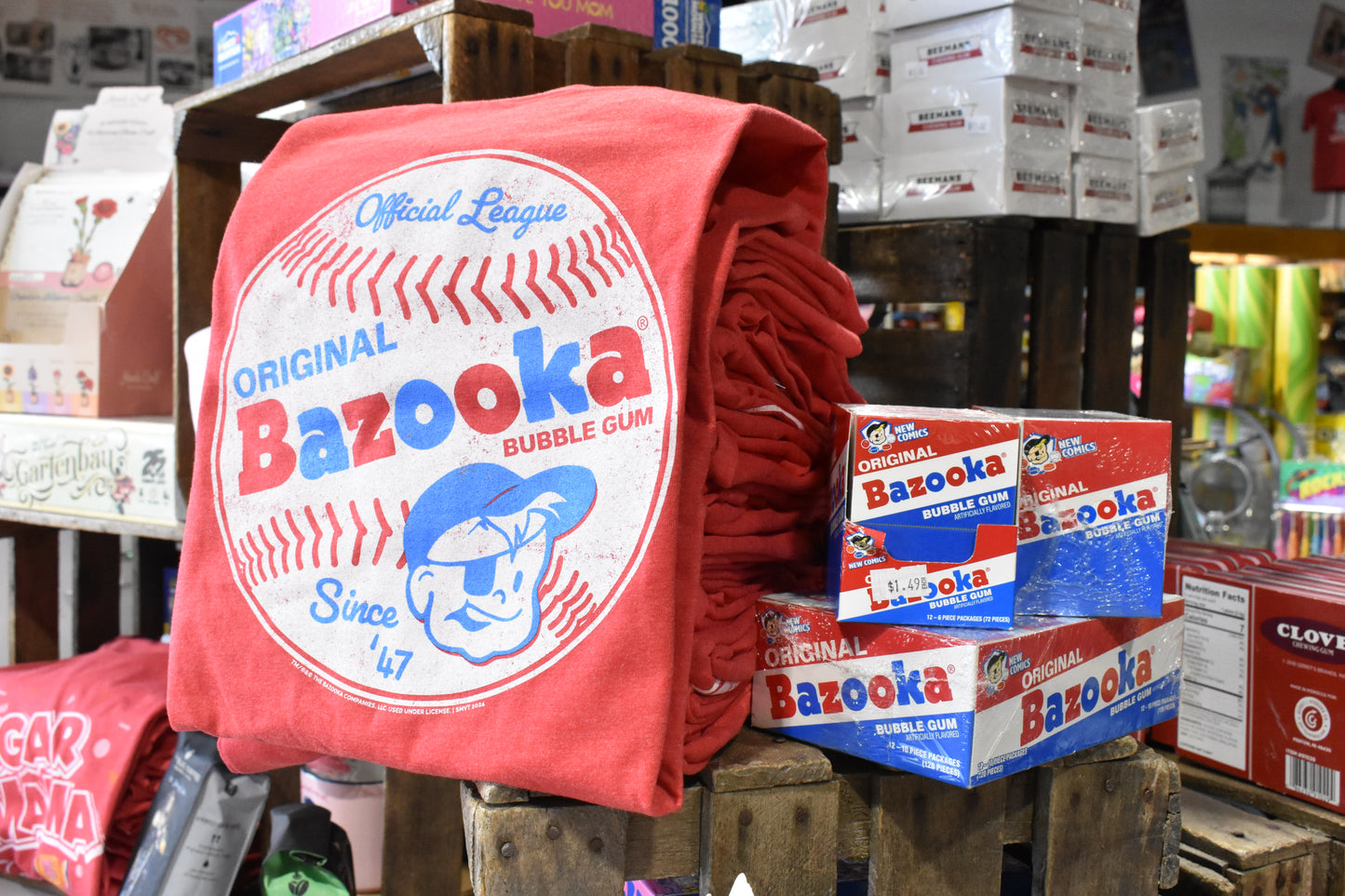 Bazooka® Official League Baseball Tee