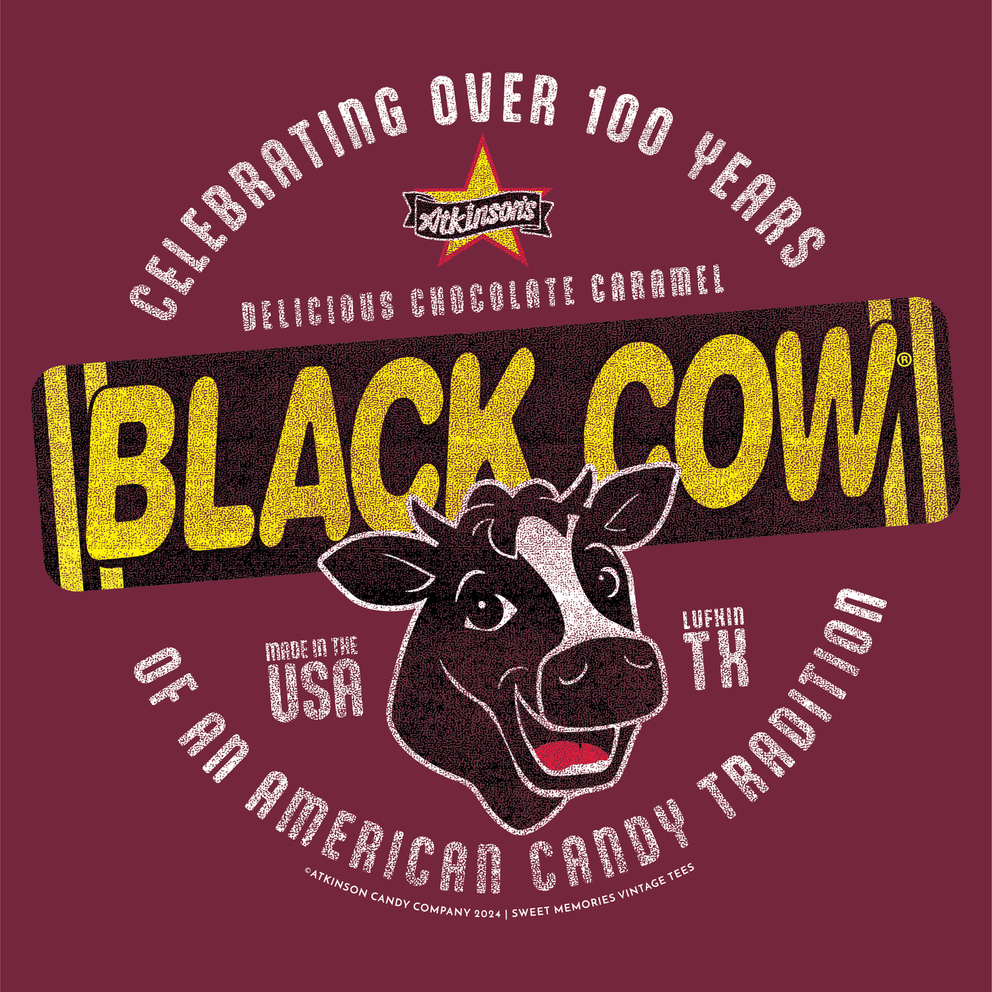 COMING SOON! Black Cow Delicious Chocolate Caramel Tee