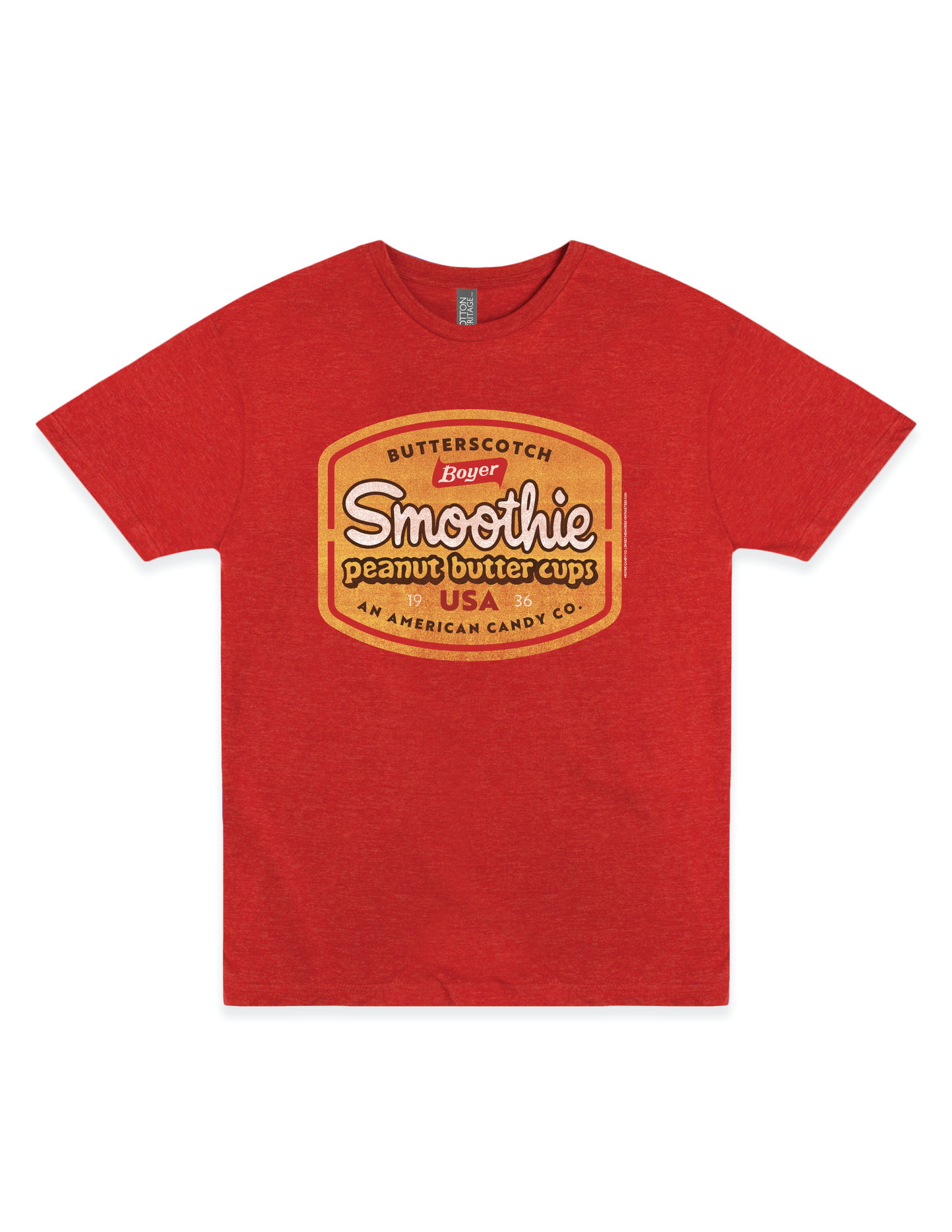 boyer smoothie peanut butter cups graphic t shirt retro candy brand unisex nostalgia tee