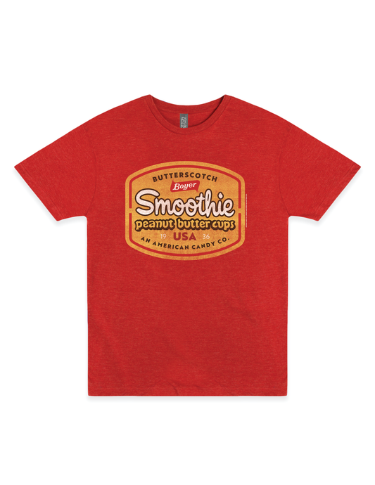 boyer smoothie peanut butter cups graphic t shirt retro candy brand unisex nostalgia tee