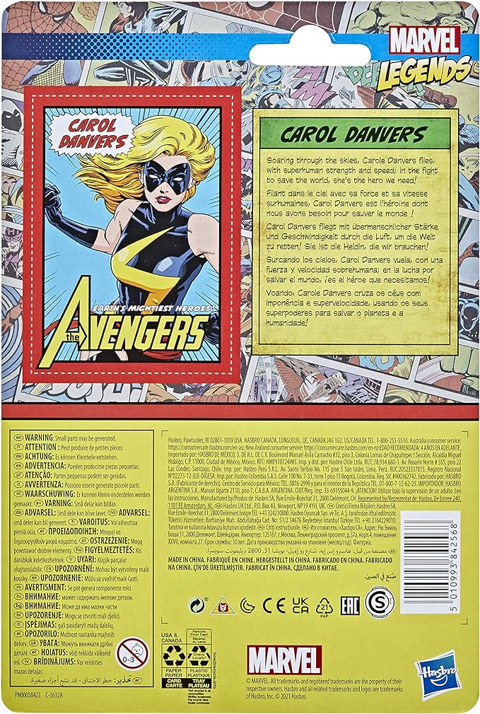 Marvel Legends Retro 375 Carol Danvers