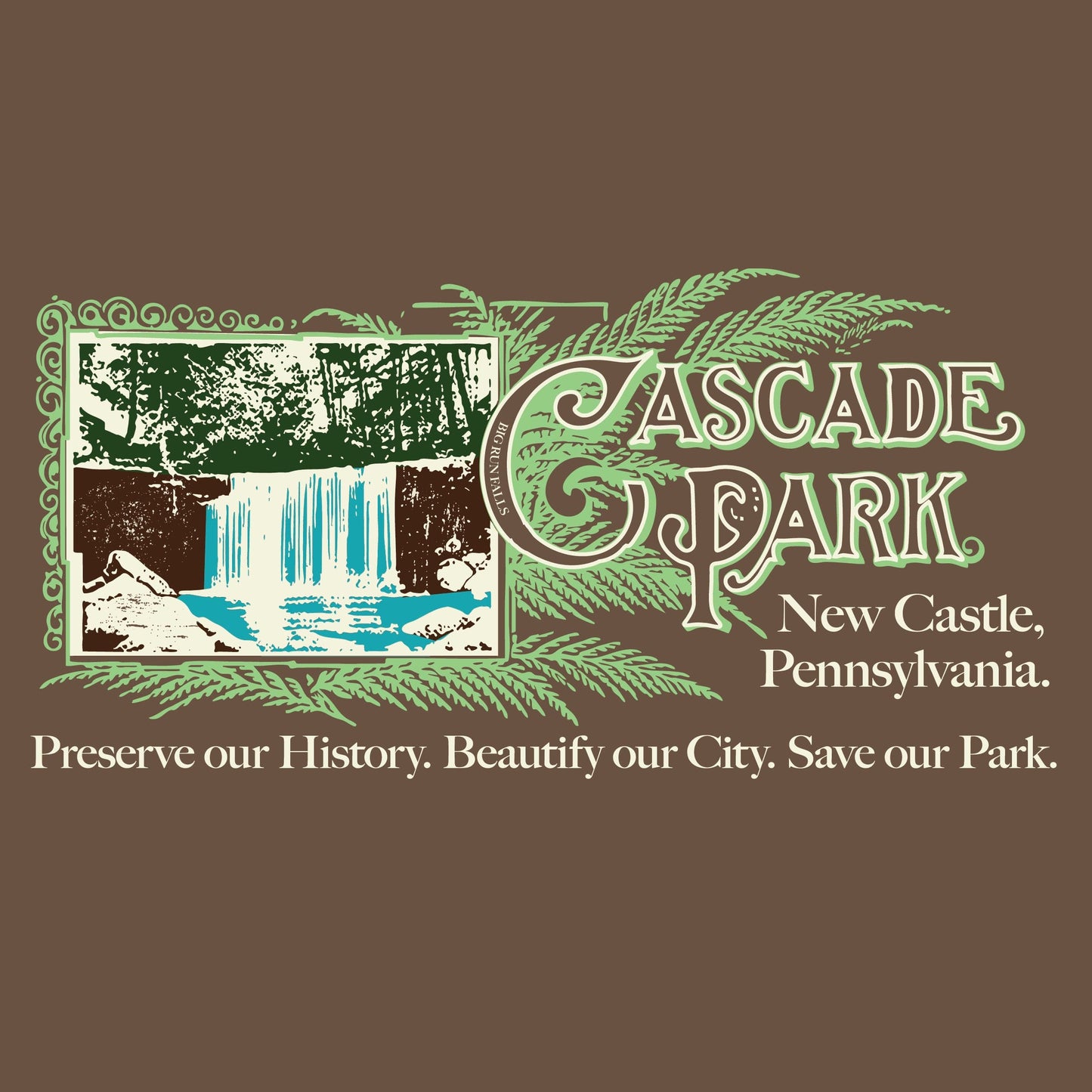 Cascade Park Save Our Park Tee