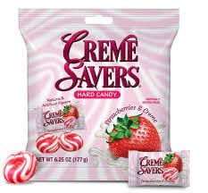 Creme Savers Strawberries & Creme - 6.25oz Bag