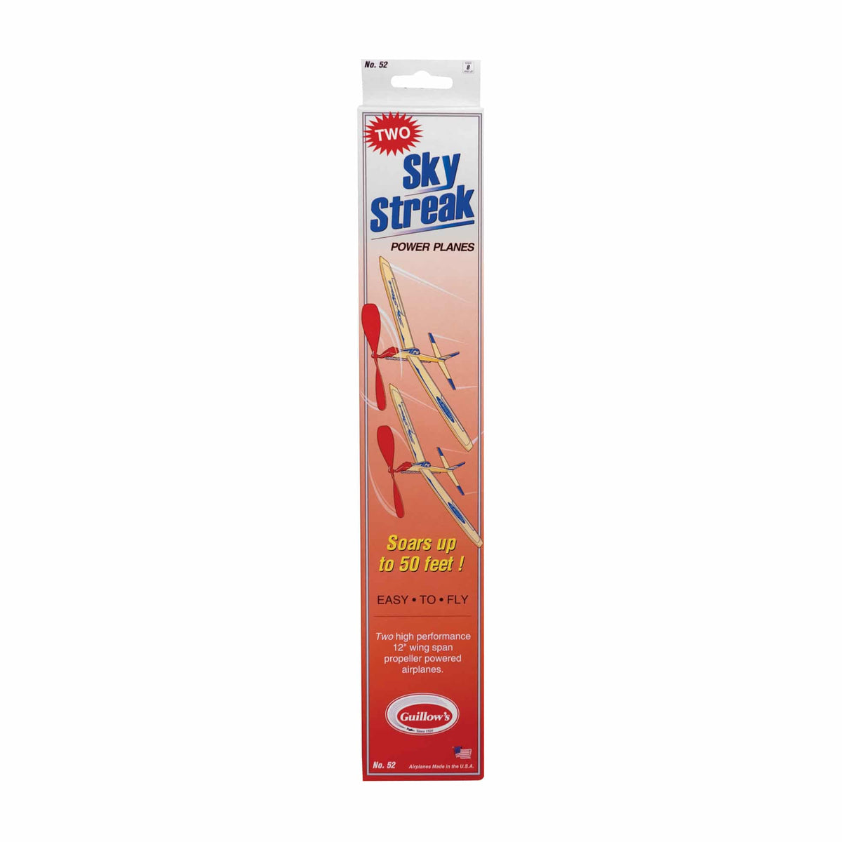 Sky Streak Balsa Wood Gliders - 2 Pack