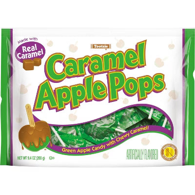 Tootsie Caramel Apple Pops Bag 9.4oz