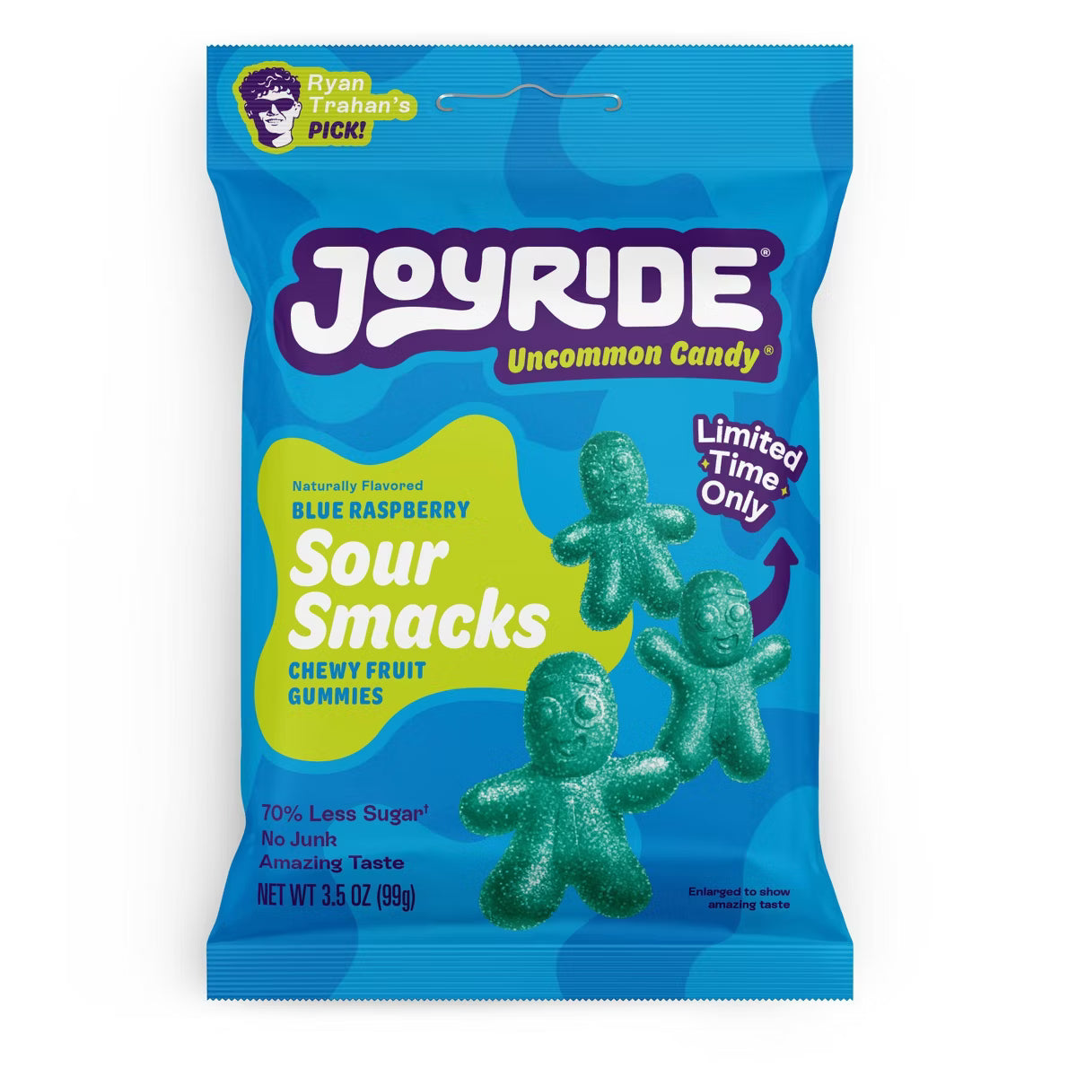 Joyride Sour Smacks Blue Raspberry- 3.5oz
