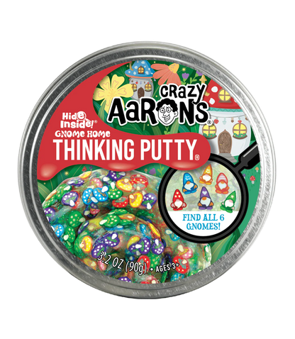 Gnome Home Hide Inside- Full Size 4" Thinking Putty Tin