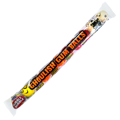 Dubble Bubble Ghoulish Gumballs 10-Ball Tube