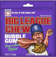 Big League Chew- Grape Peg Bag