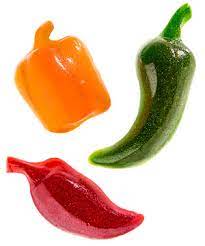 Gummy Ghost Pepper, Jalapeno Pepper, Habanero Pepper