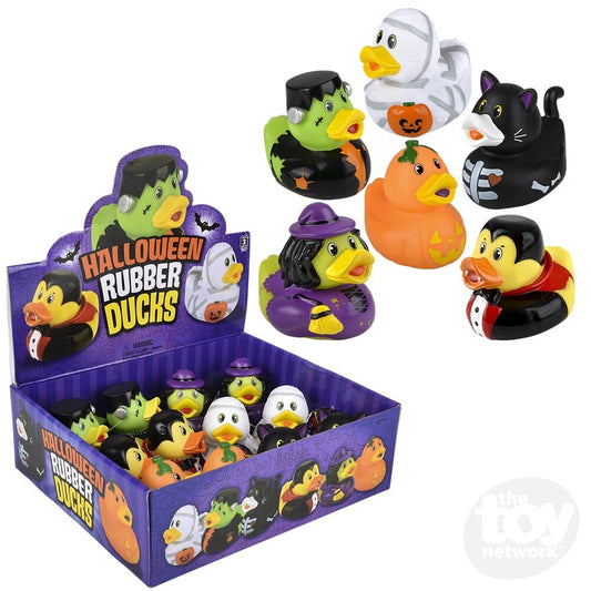 Halloween Rubber Duckies 3.5"