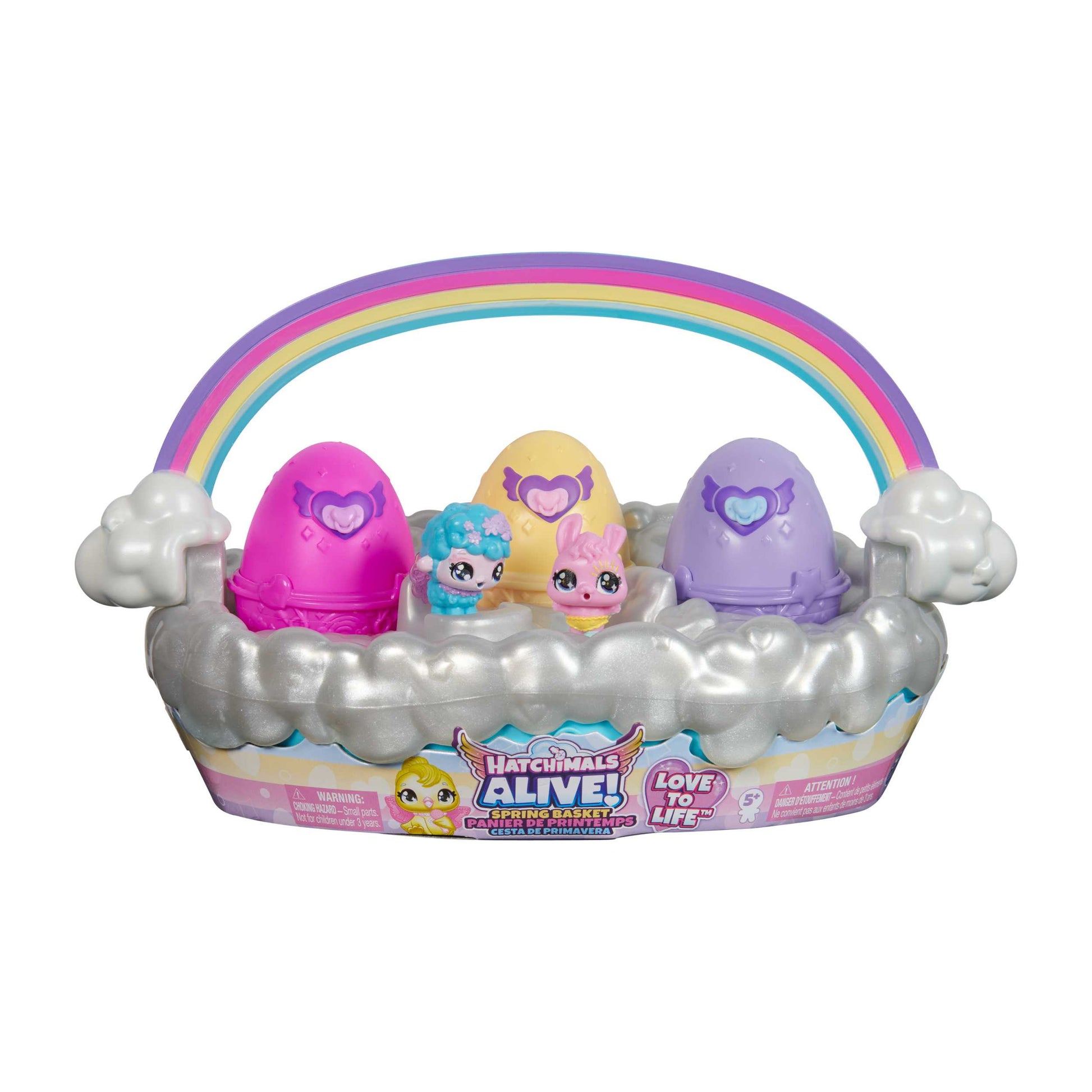 Mini Hatchimals Egg Hatchimals Alive, Spring Basket With Mini
