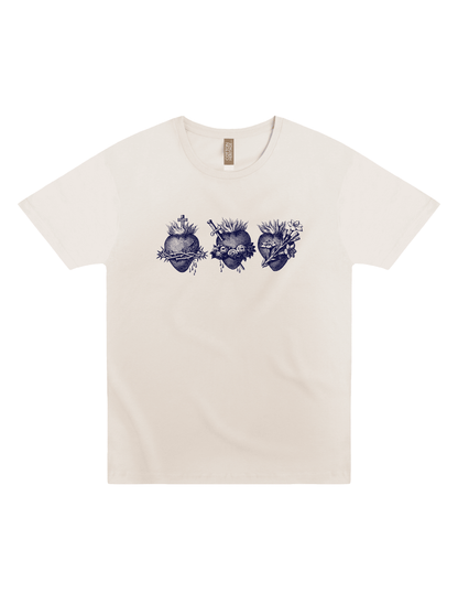 Holy Family Hearts | 3 Hearts of the Holy Family Unisex Shirt
