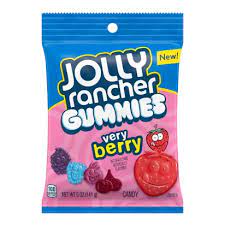 Jolly Rancher Gummies Very Berry Peg Bag 6.5oz